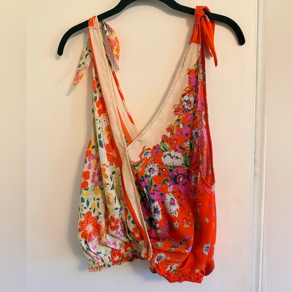 Free People Tied To You Tank in the "Fiesta Combo" colorway. - Picture 8 of 11